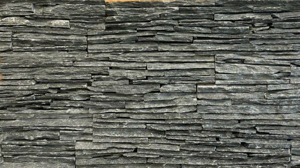 Grey Standard Rockface 6 x 24 Stack Stone Panel